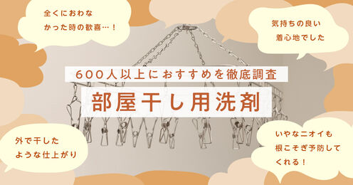 部屋干し用の洗濯洗剤記事メイン画像