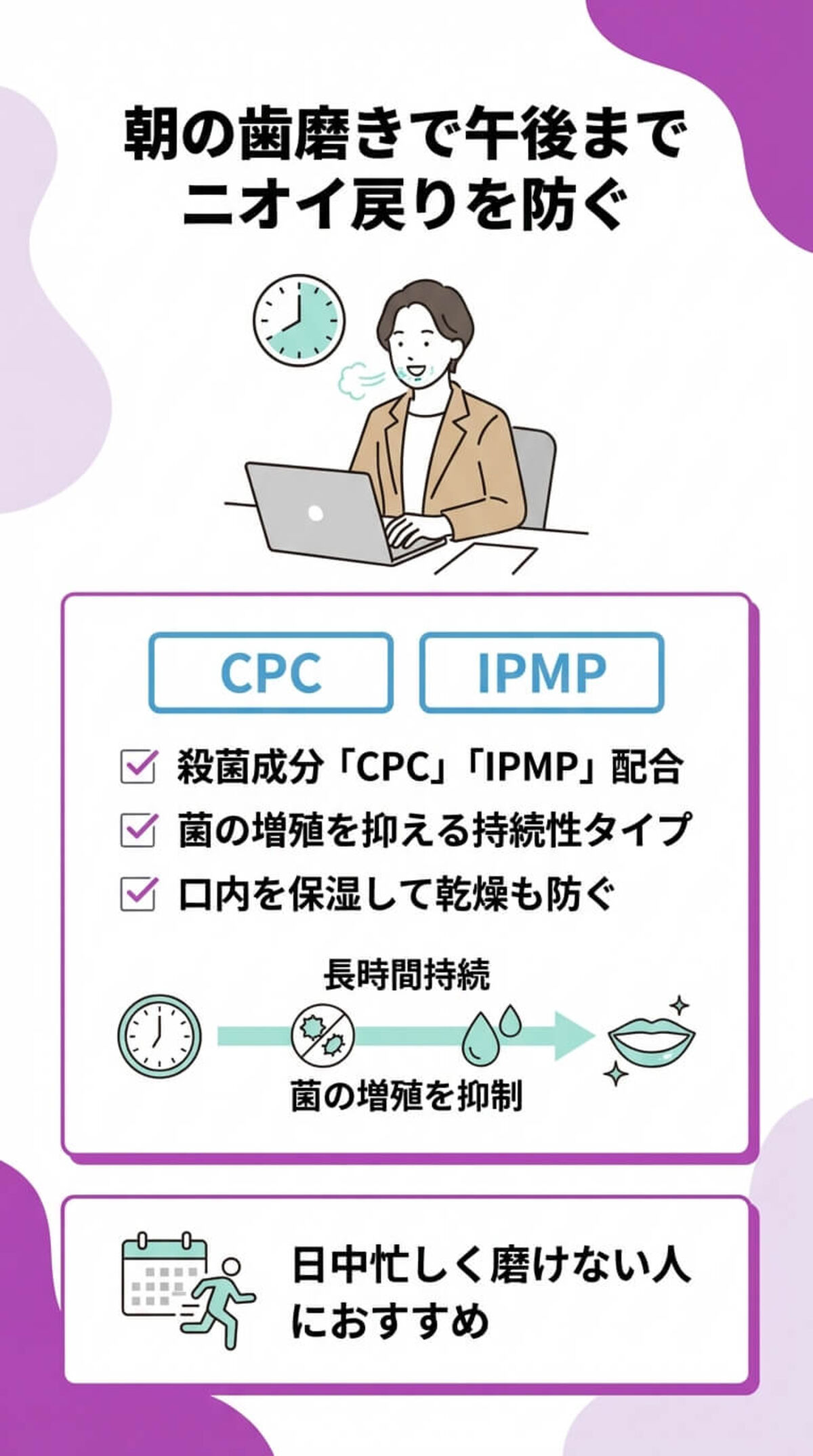 選び方② 効果の持続性