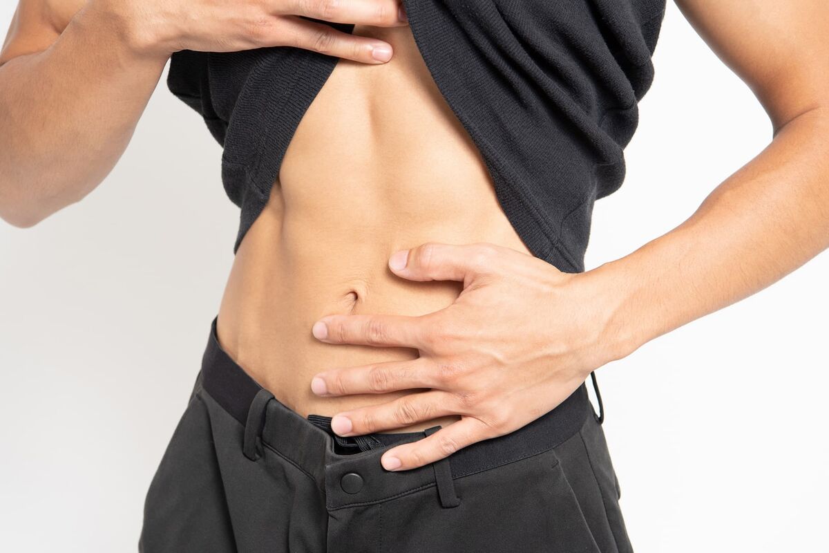 ダイエット中の男性