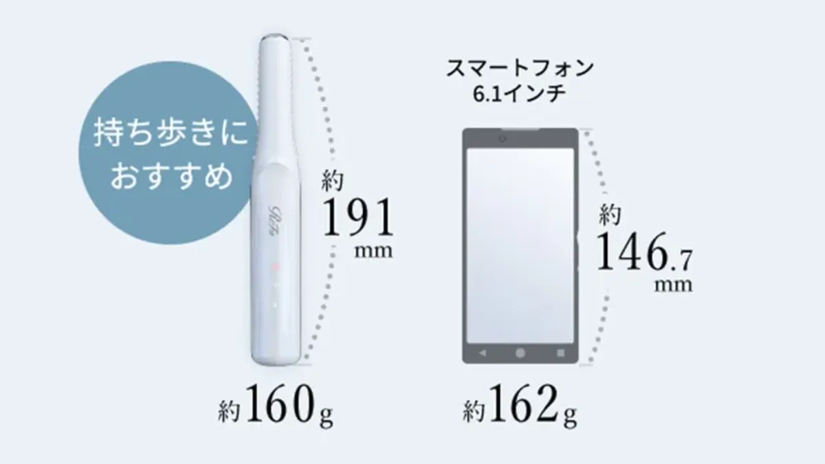 スマホとの大きさ比較