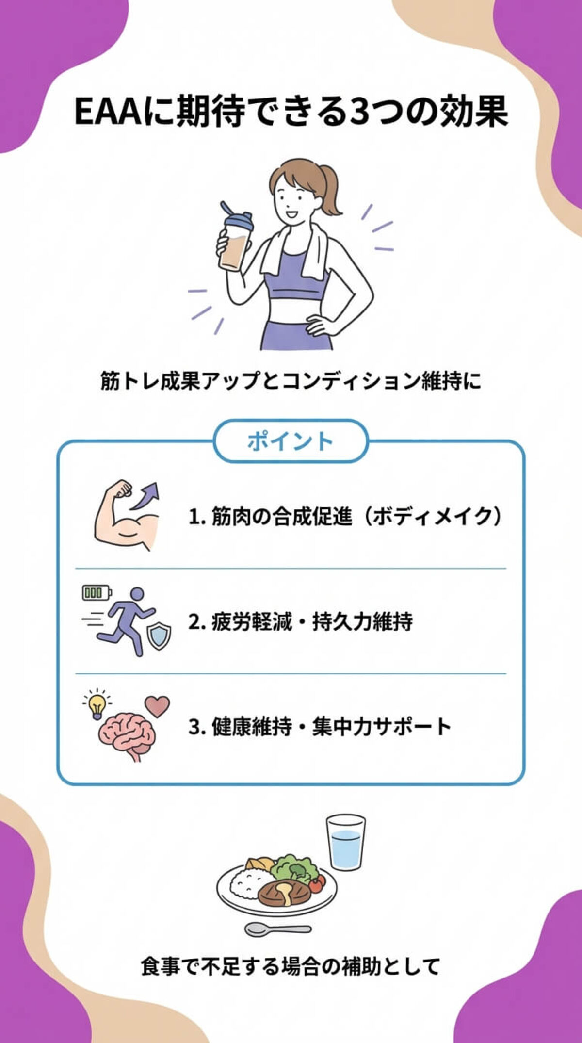 EAAに期待できる3つの効果