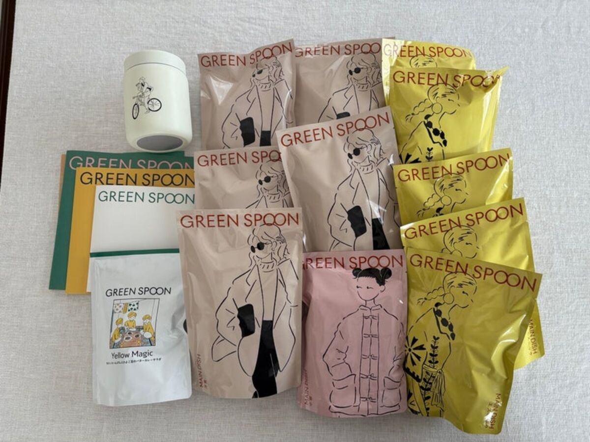 GREENSPOONの配達時の画像