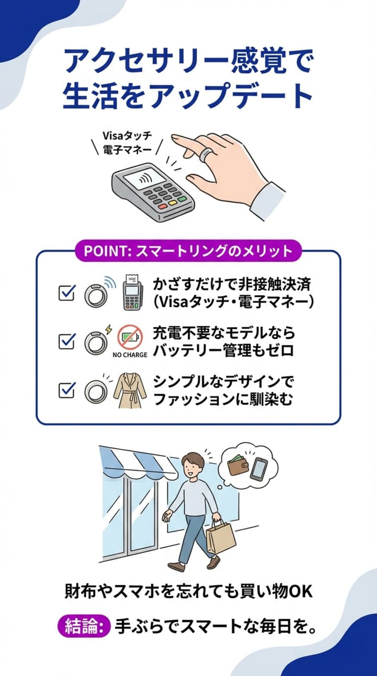 スマートリングのメリット