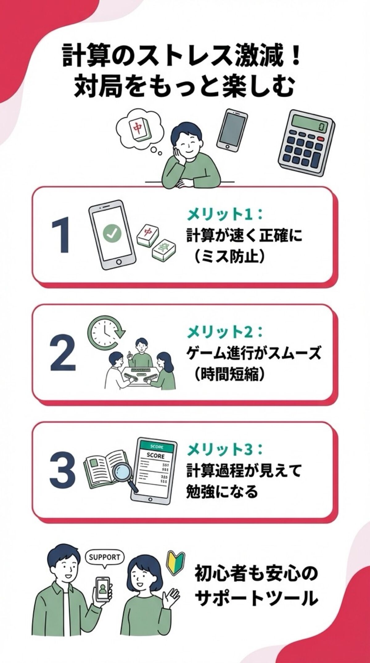 計算のストレス激減！対局をもっと楽しむ