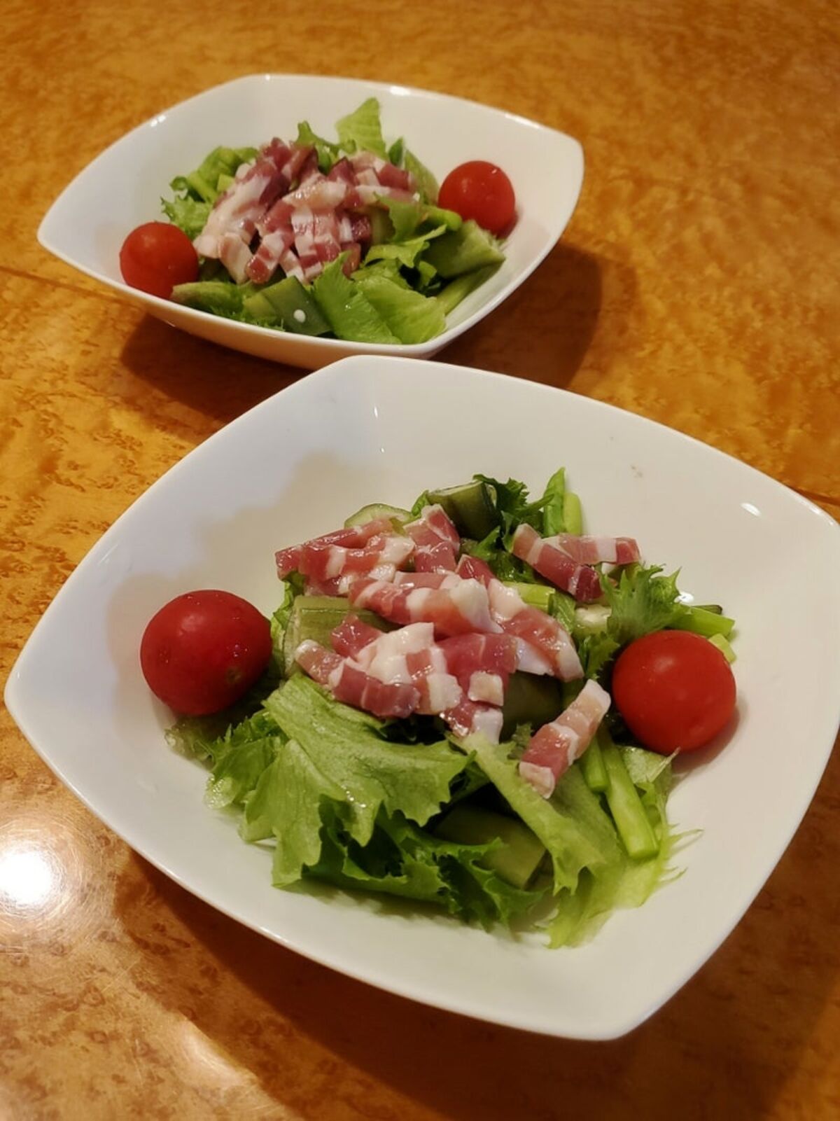 生ベーコン_サラダ