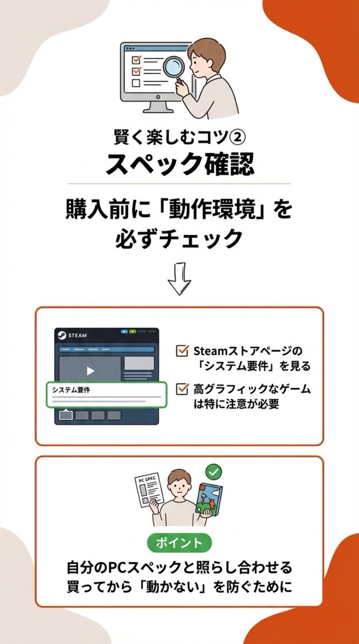 購入前に動作環境を必ずチェック