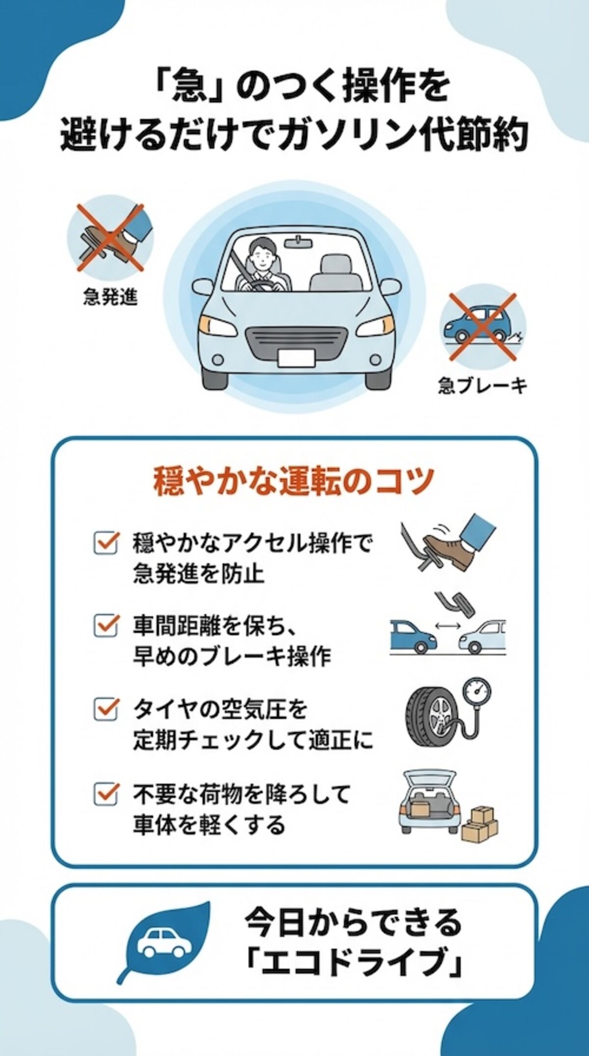 穏やかな運転のコツ