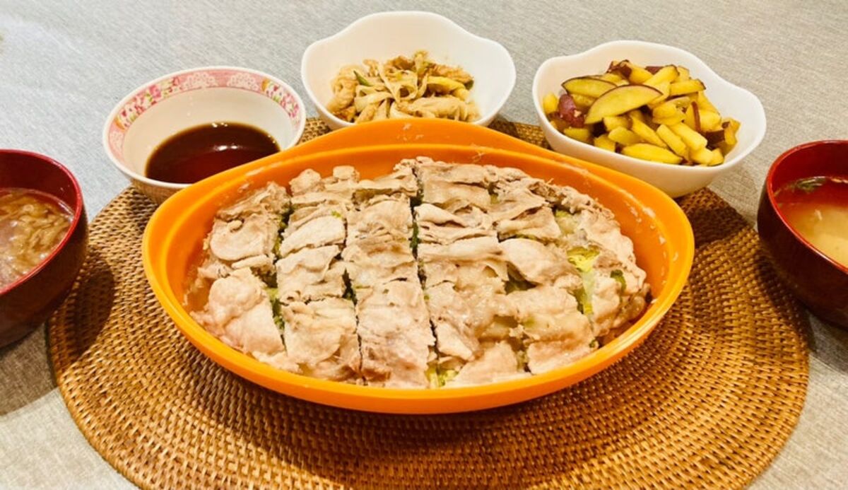 豚バラと白菜の重ね蒸し