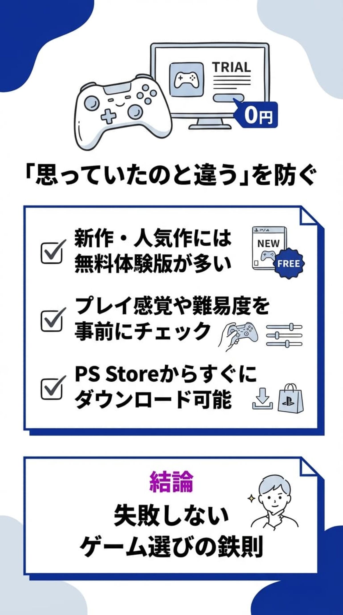 購入前に体験版を試す
