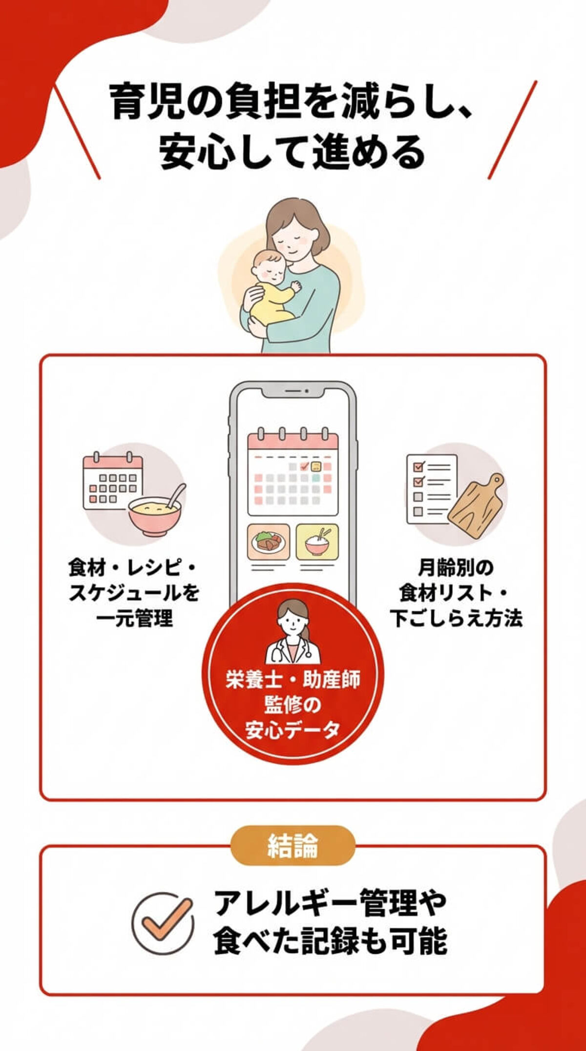 離乳食アプリとは？