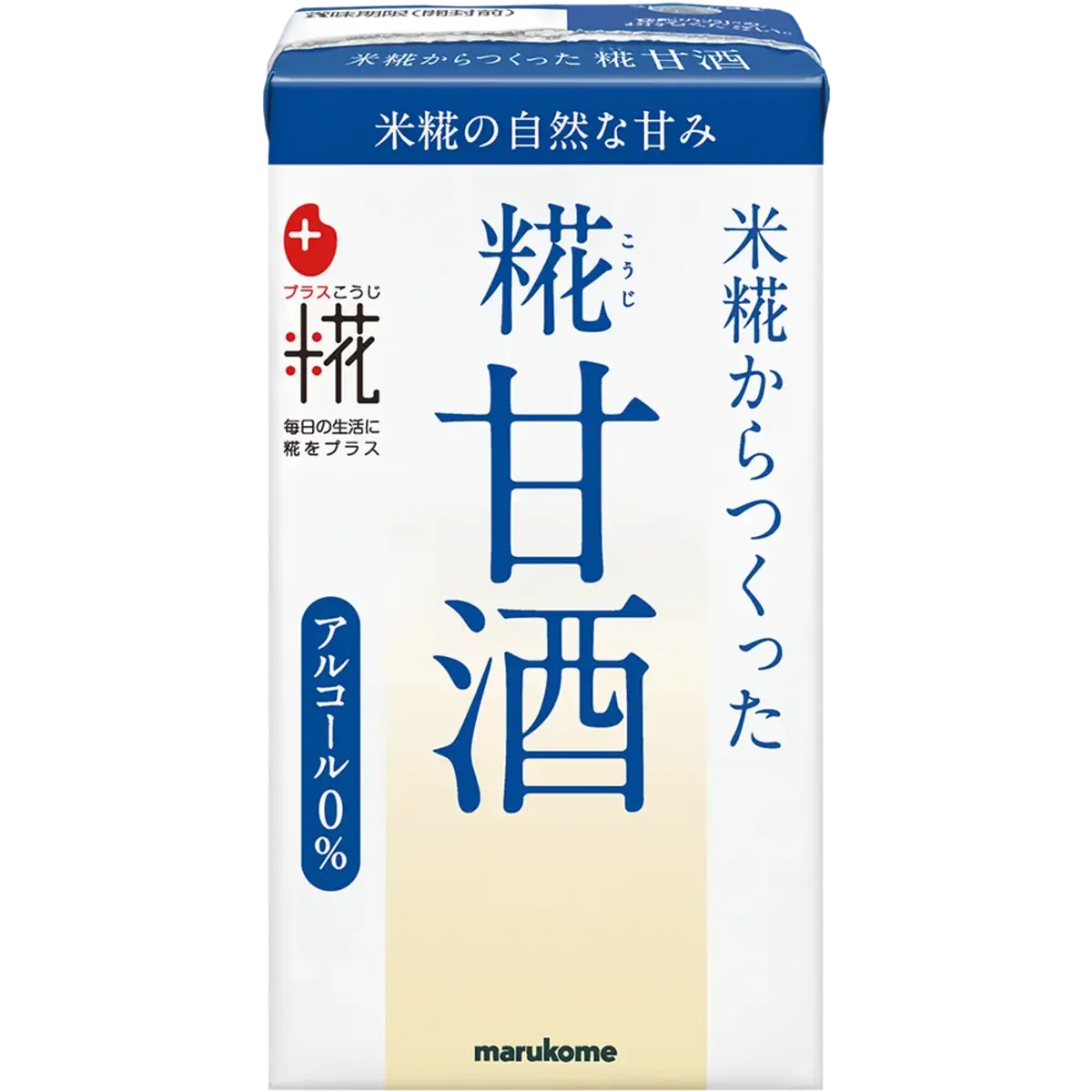 ストレートタイプの甘酒（プラス糀 糀甘酒LL）