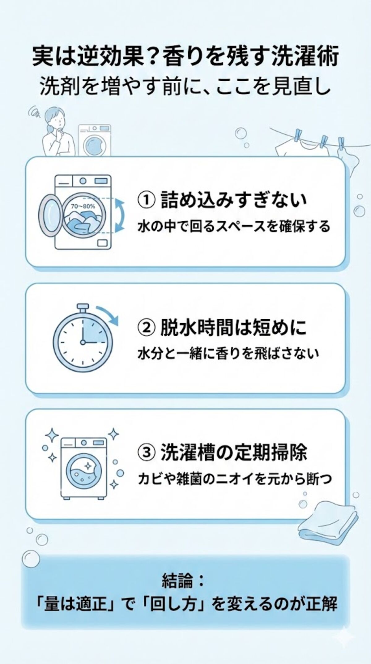 香りを残す選択術