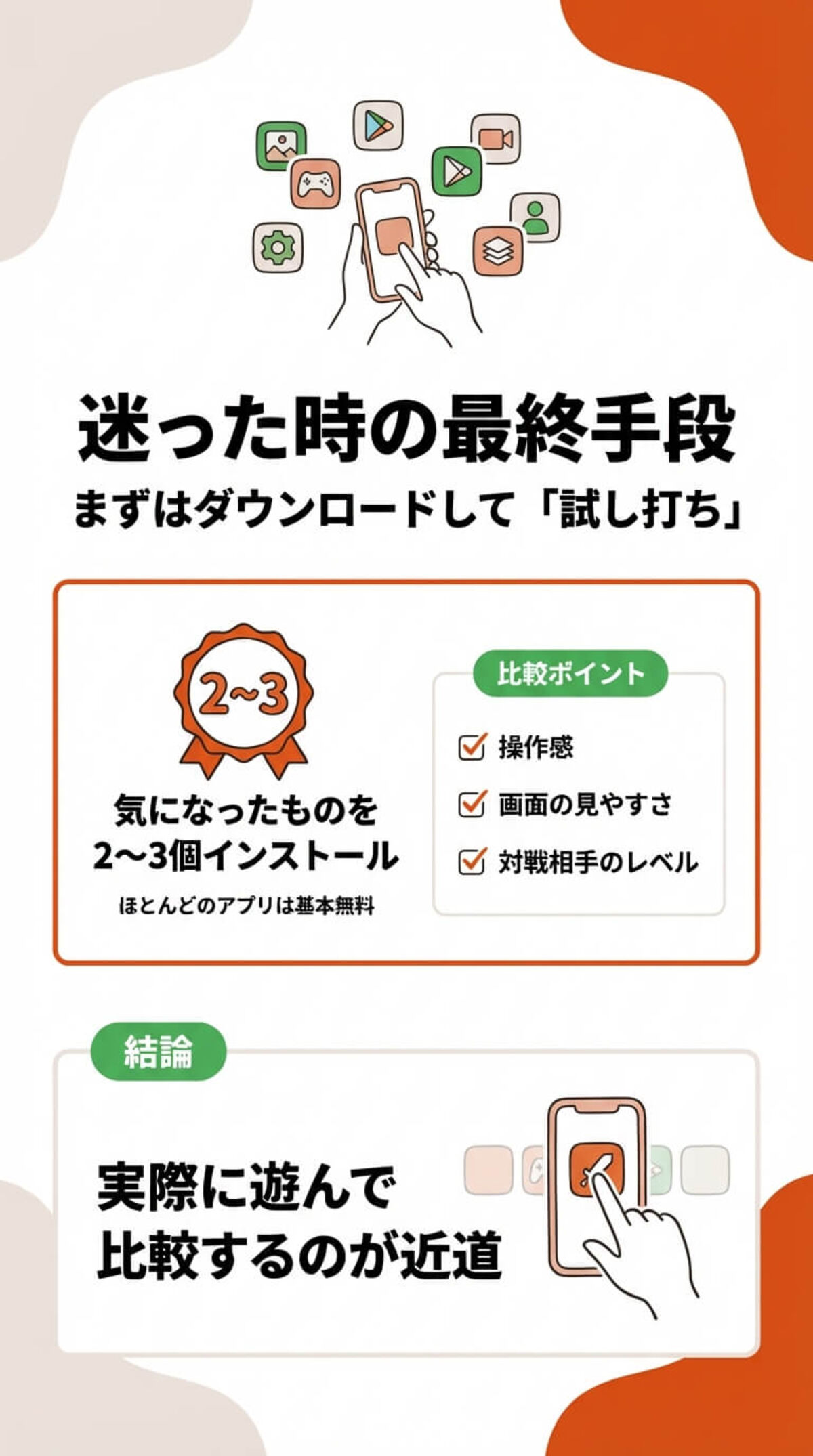 迷った時のアプリの決め方