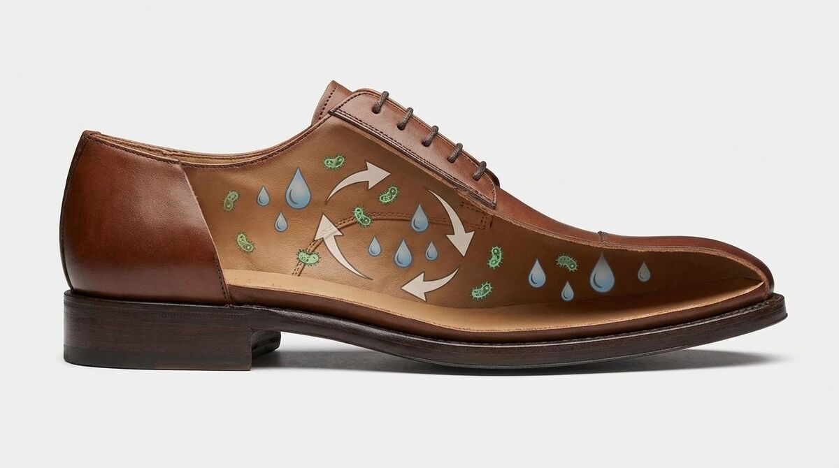 革靴の匂いの仕組み