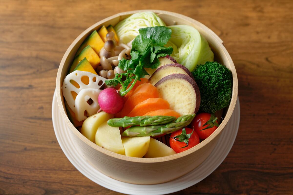野菜のせいろ蒸し