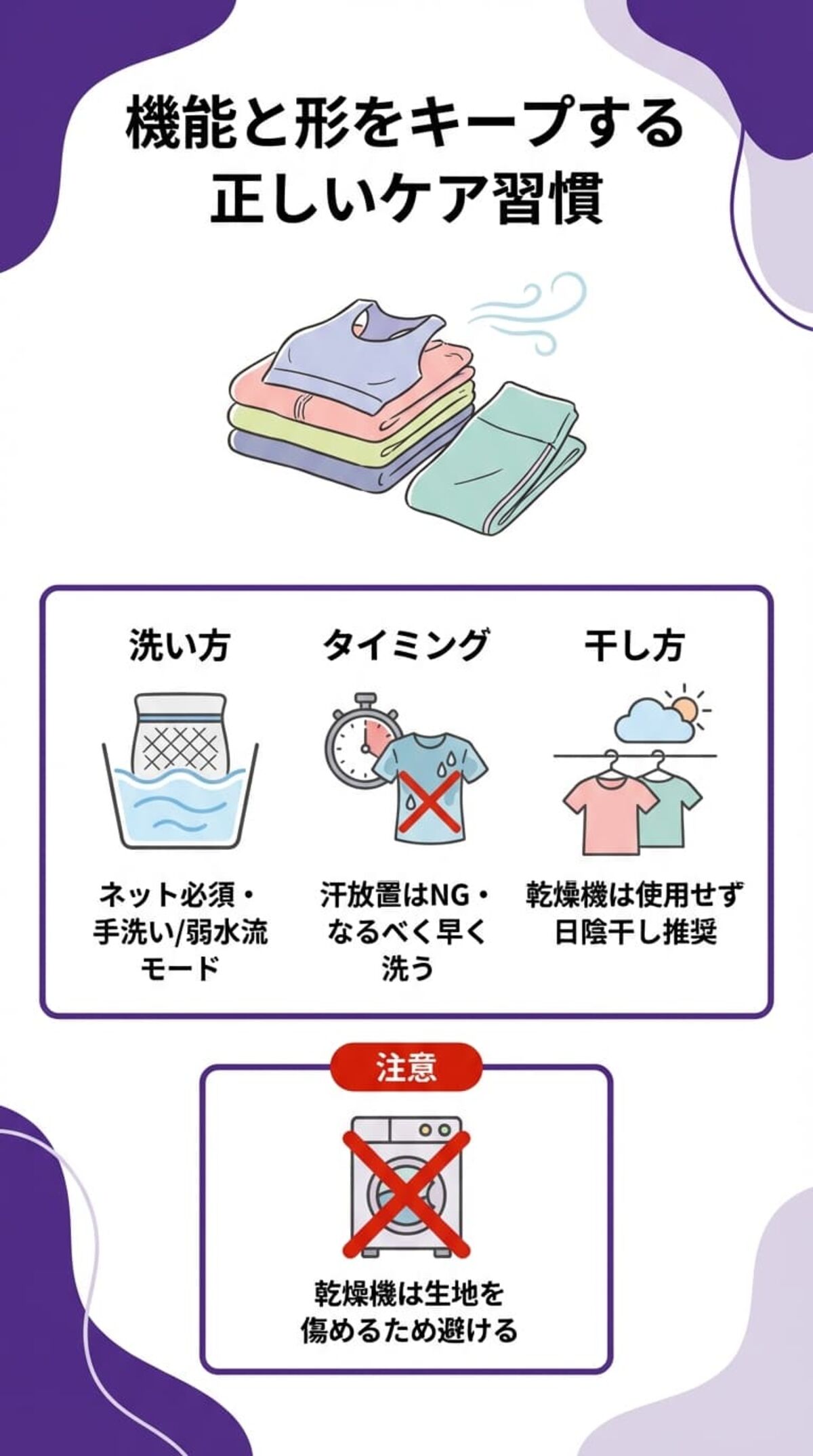 正しいお手入れ方法