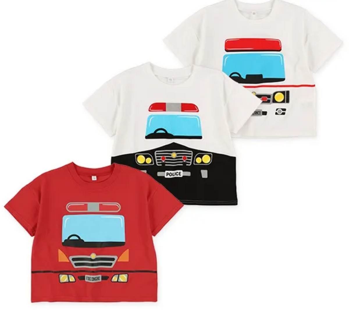 なりきり乗り物半袖Tシャツ