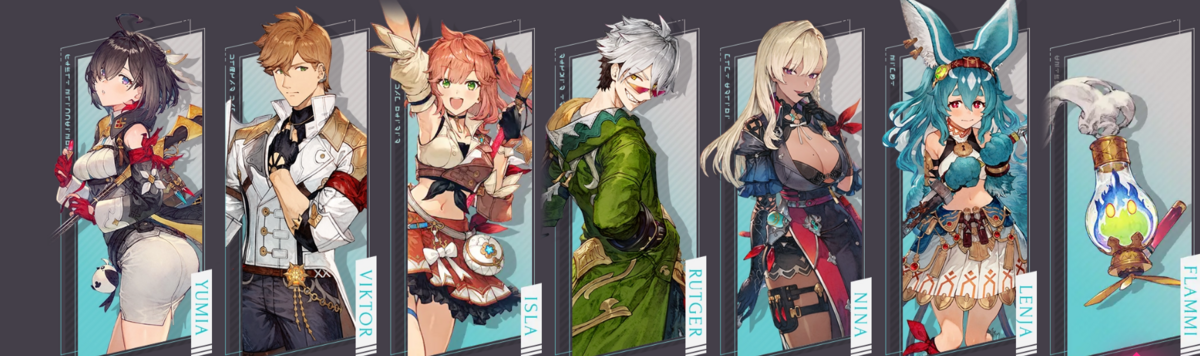 アトリエシリーズの人気キャラ