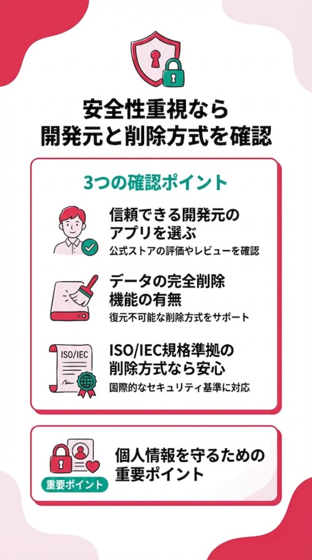 セキュリティとプライバシー