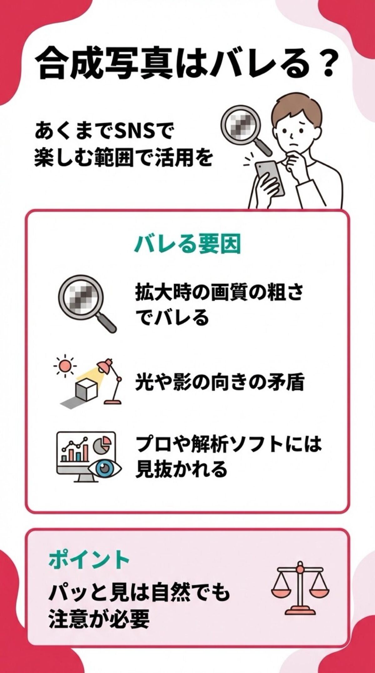 あくまでSNSで楽しむ範囲で活用を