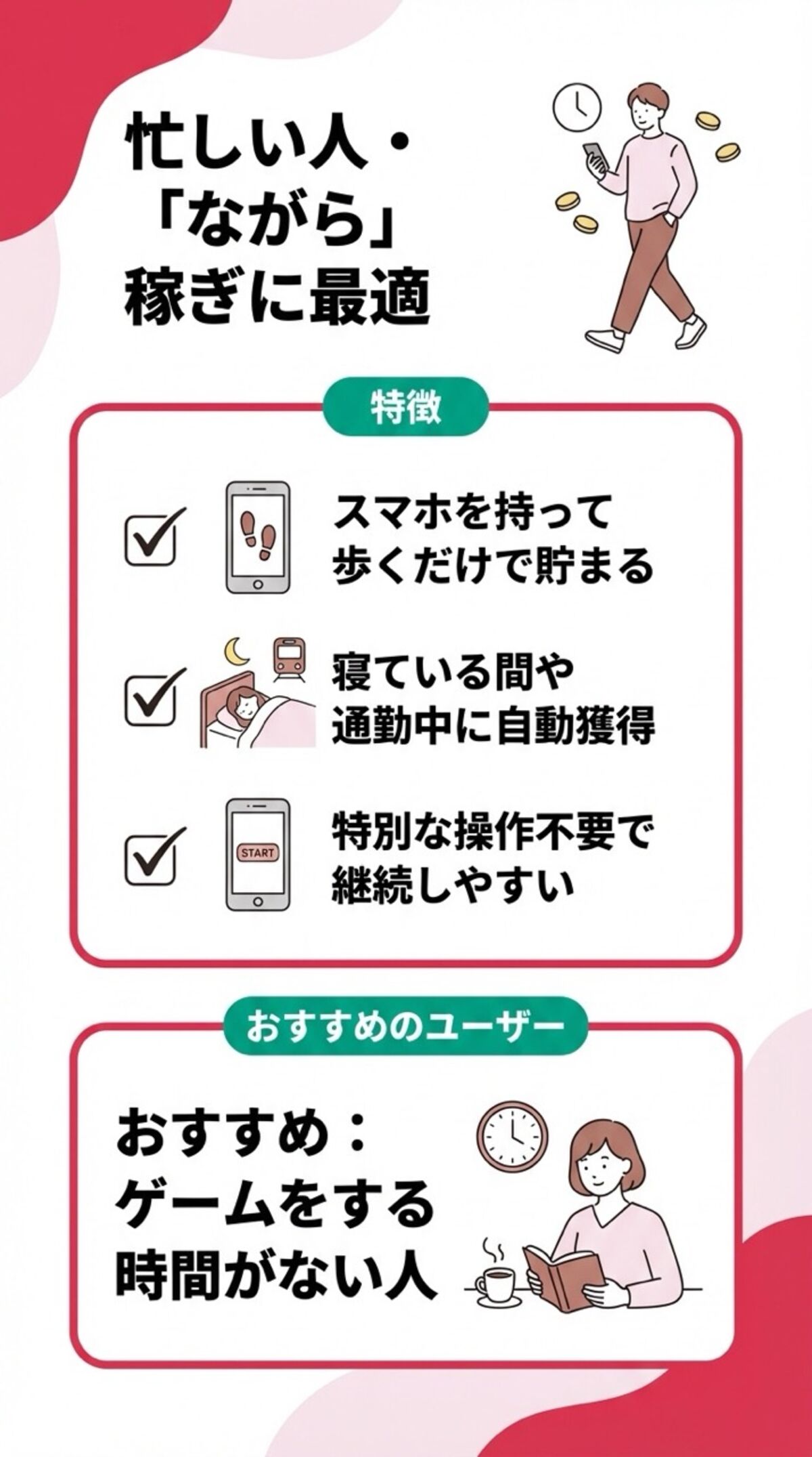 忙しい人・ながら稼ぎに最適