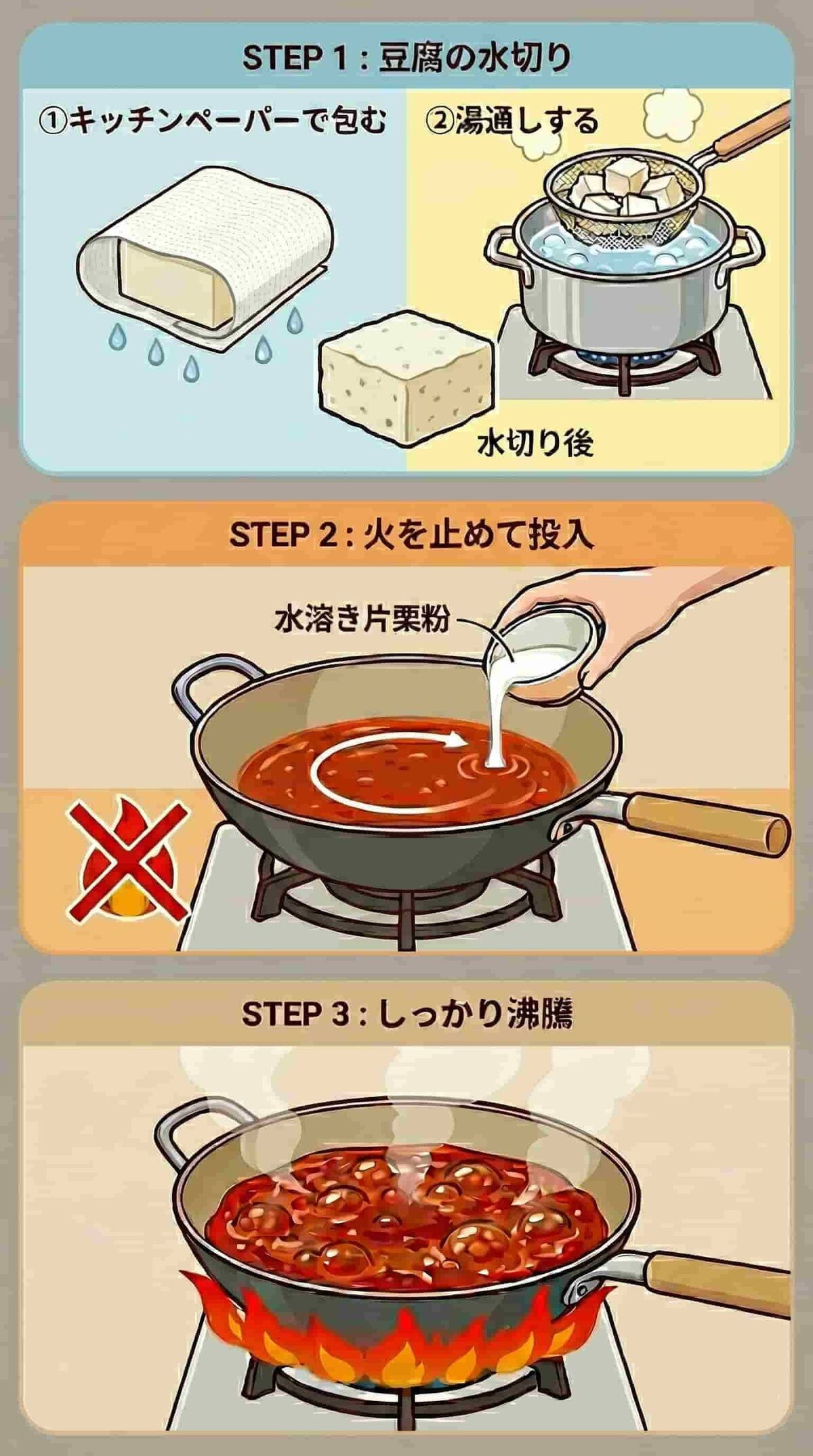 とろみをつける作り方