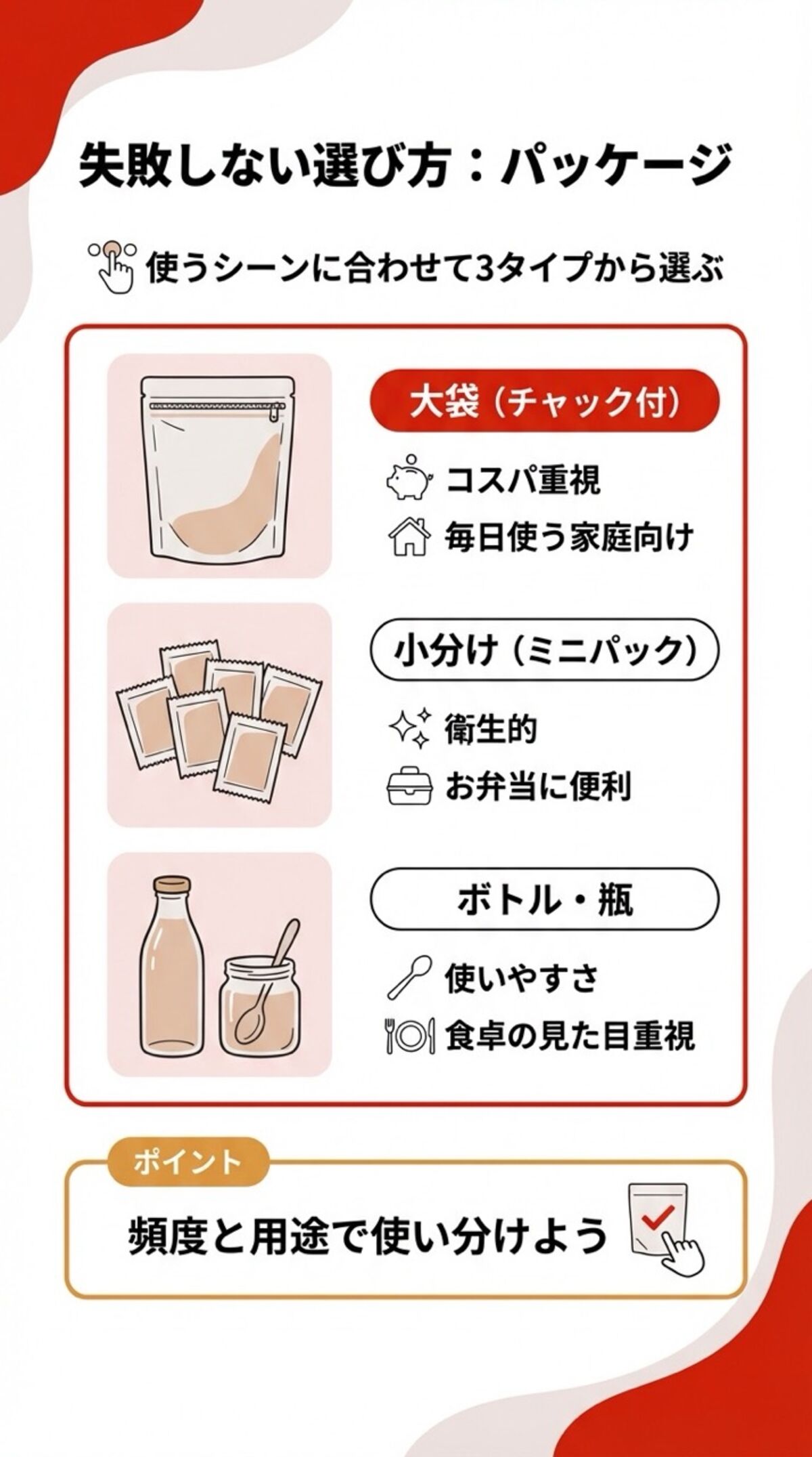 パッケージで選ぶ