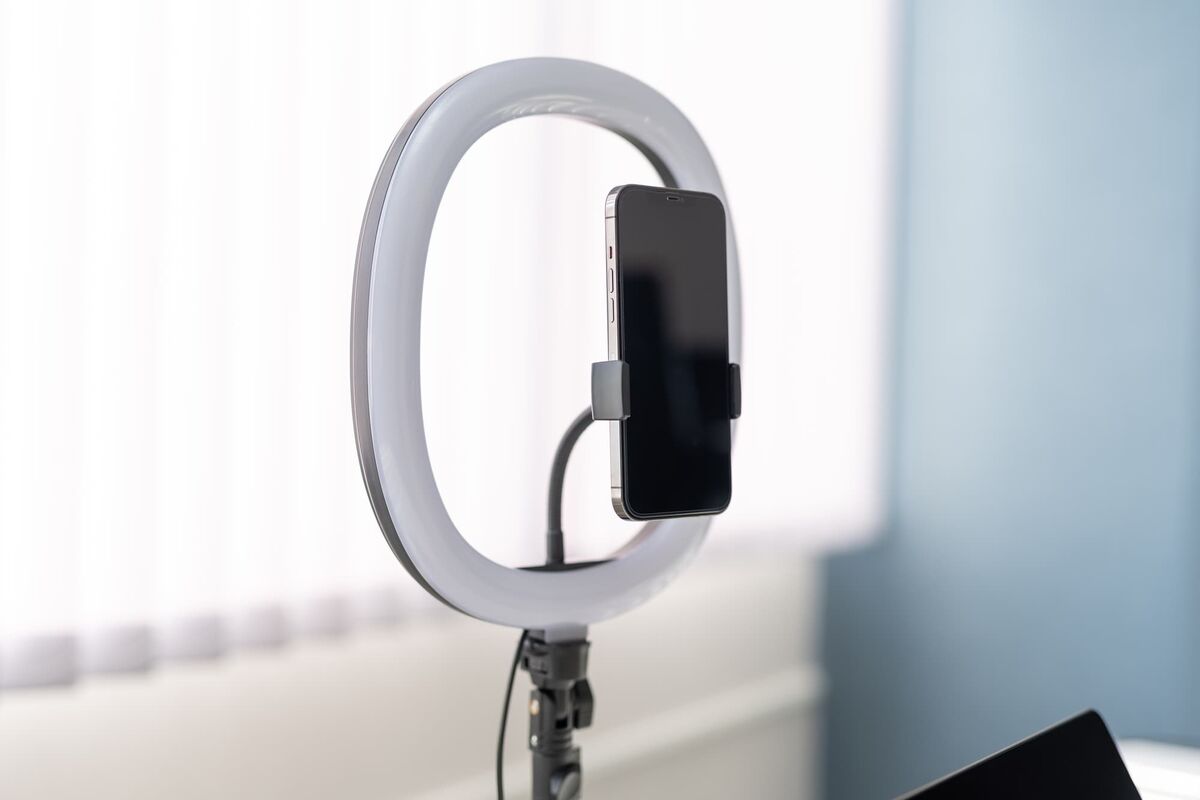 TikTokの撮影セット