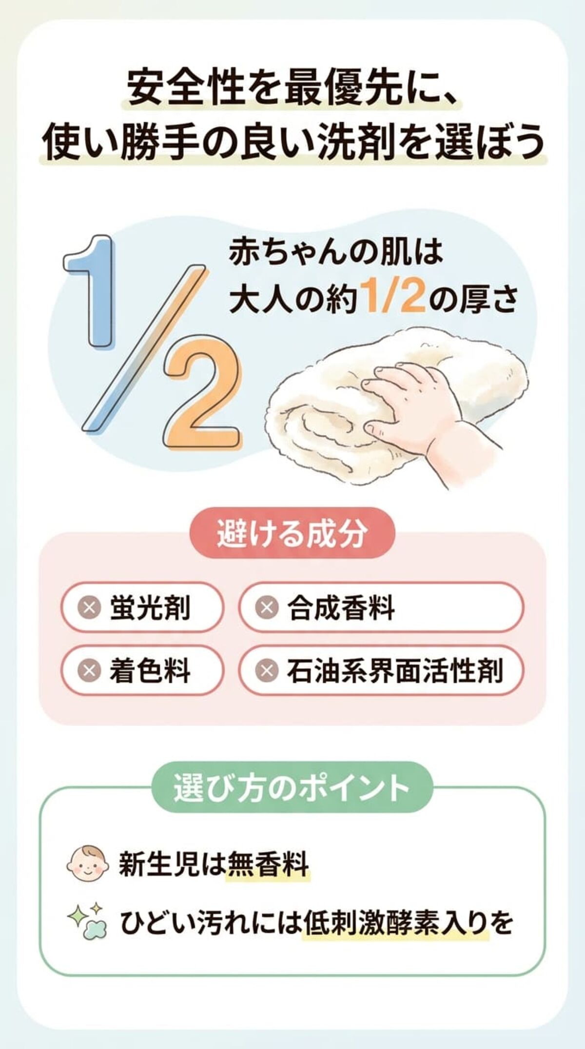 洗濯洗剤のまとめ