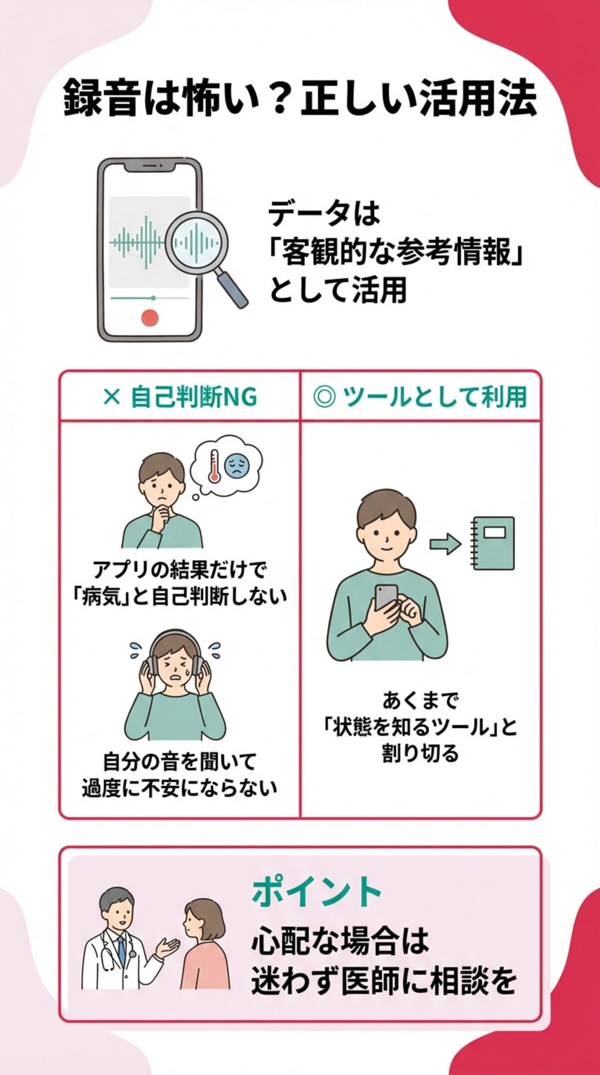 録音は怖い？正しい活用法