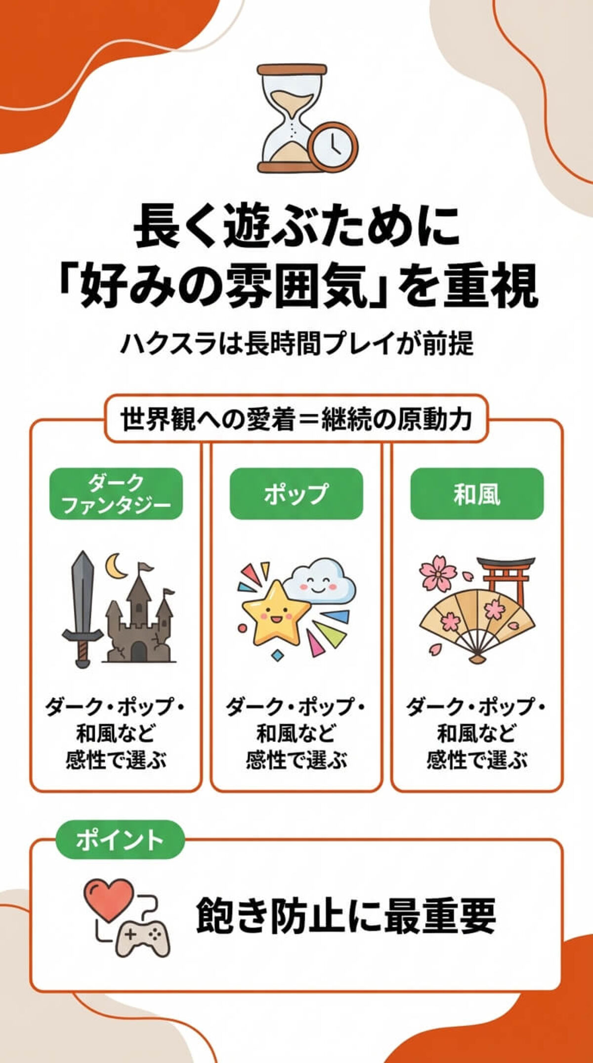 選び方3：世界観やビジュアル