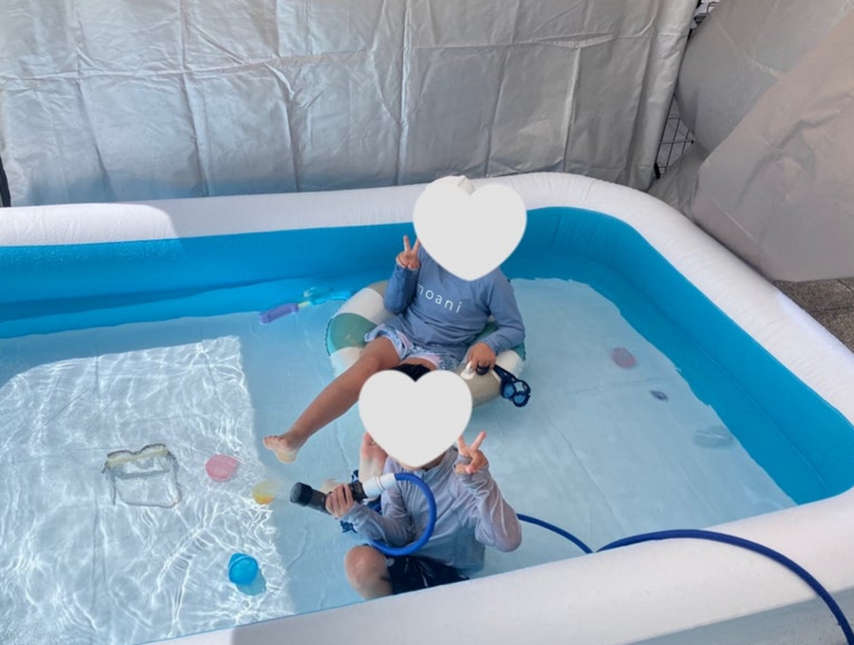 おうちプールの写真