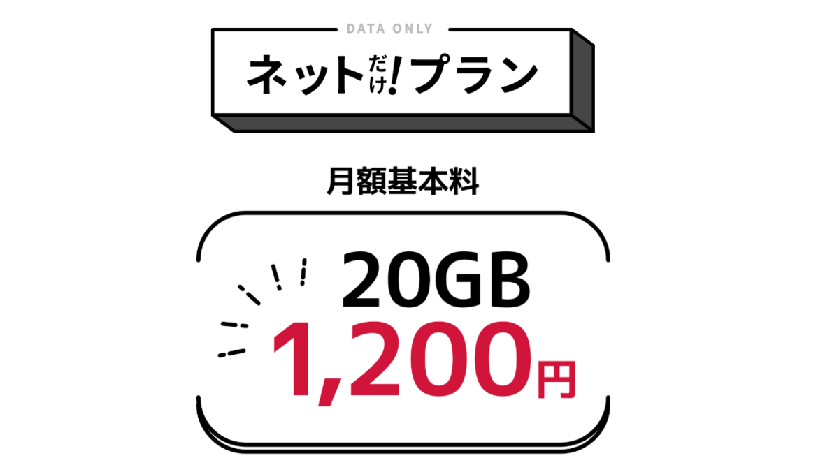 ネットだけプラン