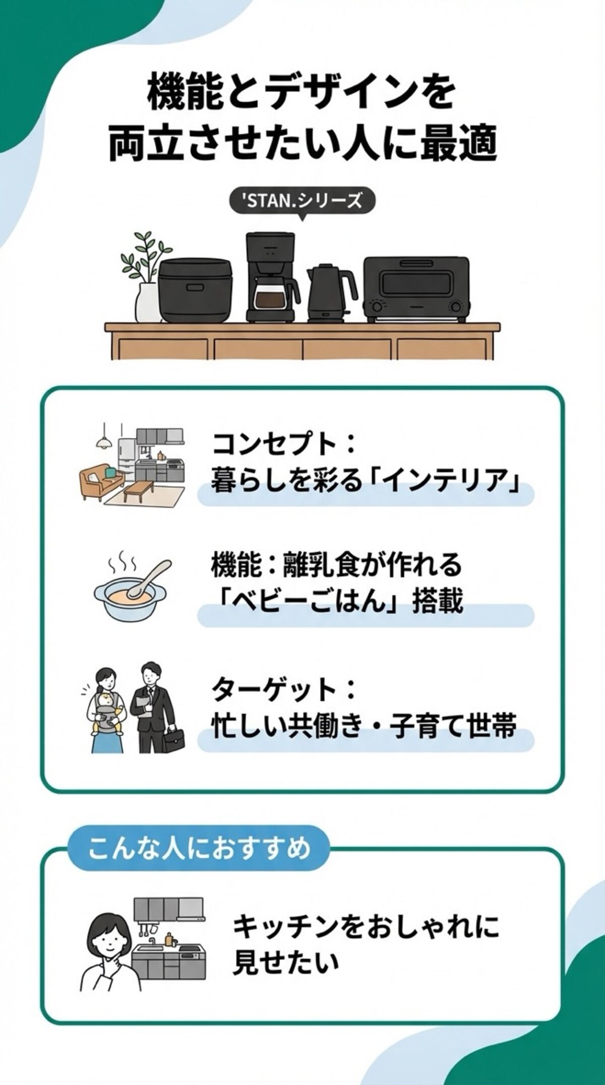 機能とデザインを両立させたい人に最適
