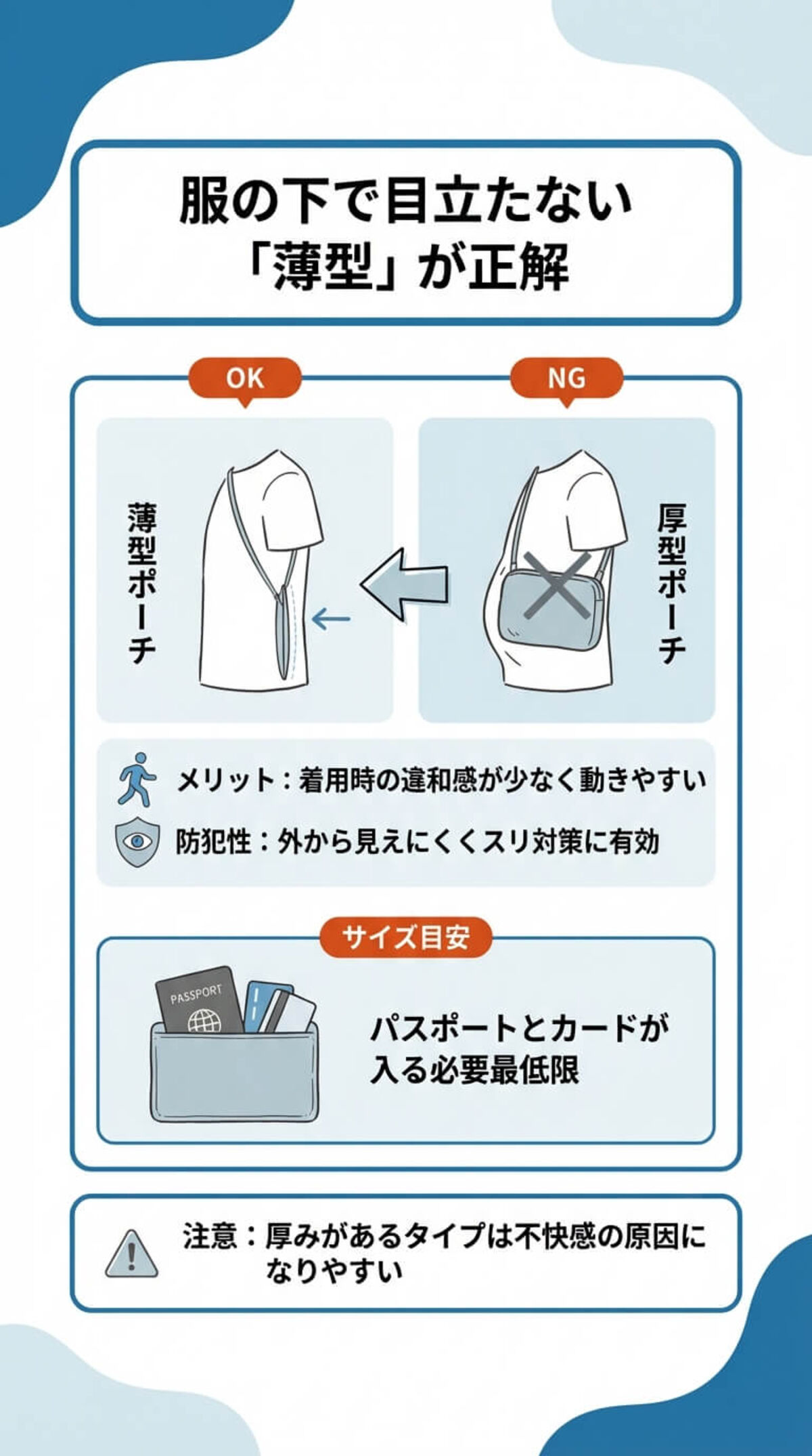 選び方② 薄型・サイズ感