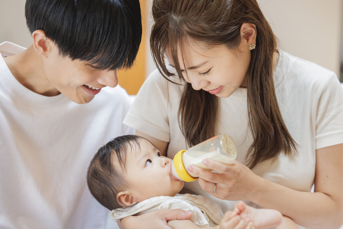 子育て中の3人家族