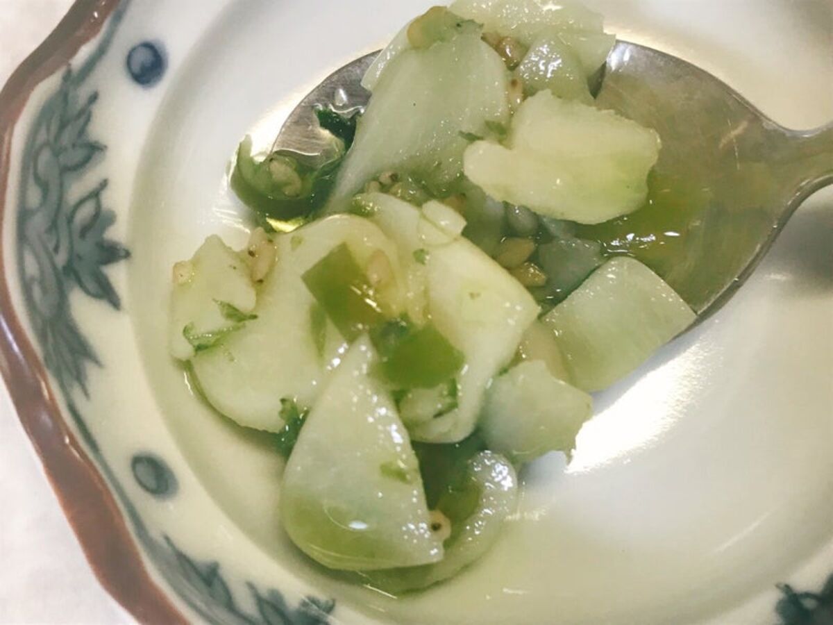 KALDI_青いにんにく辣油