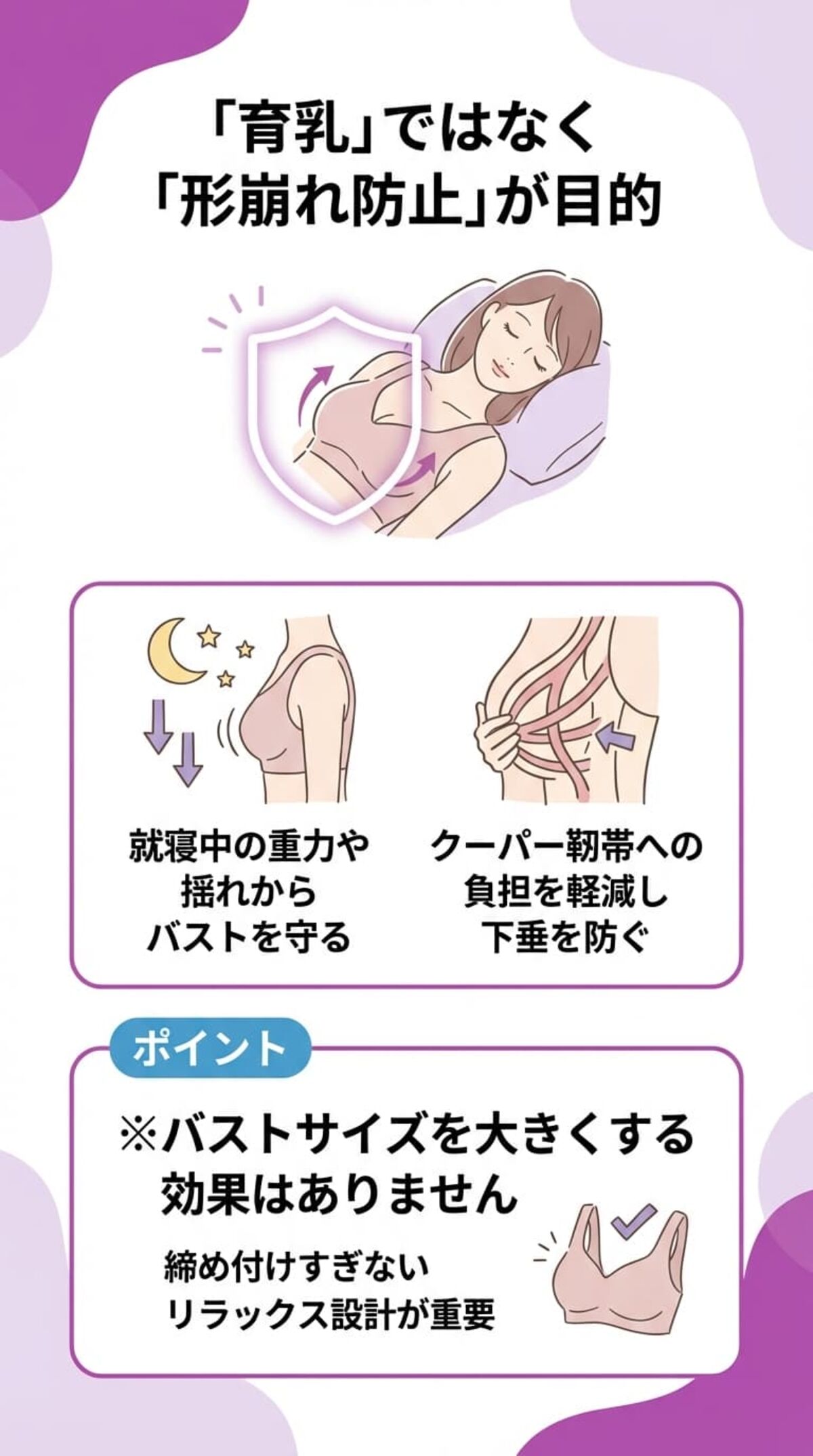 ナイトブラの効果