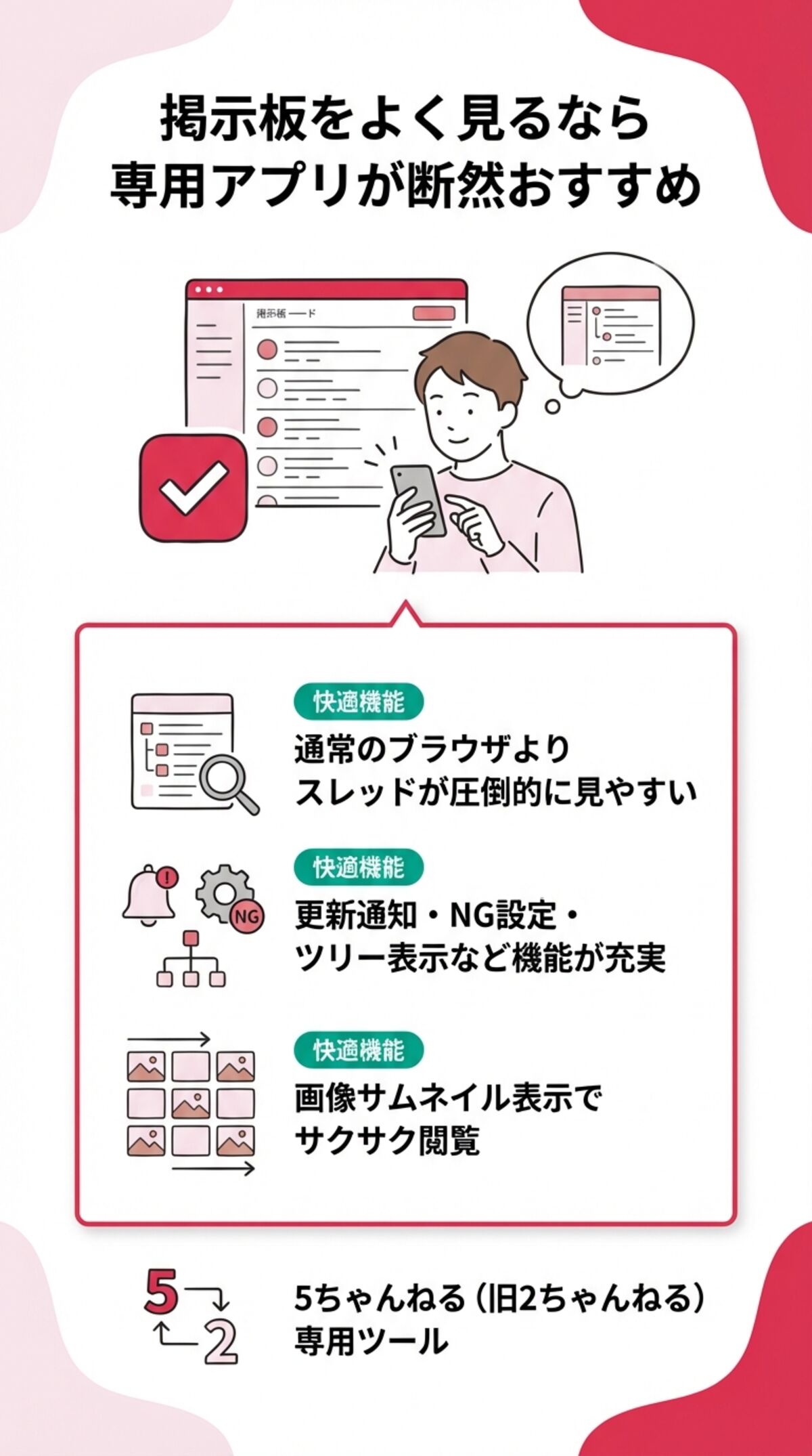 5ちゃんねるブラウザアプリとは？