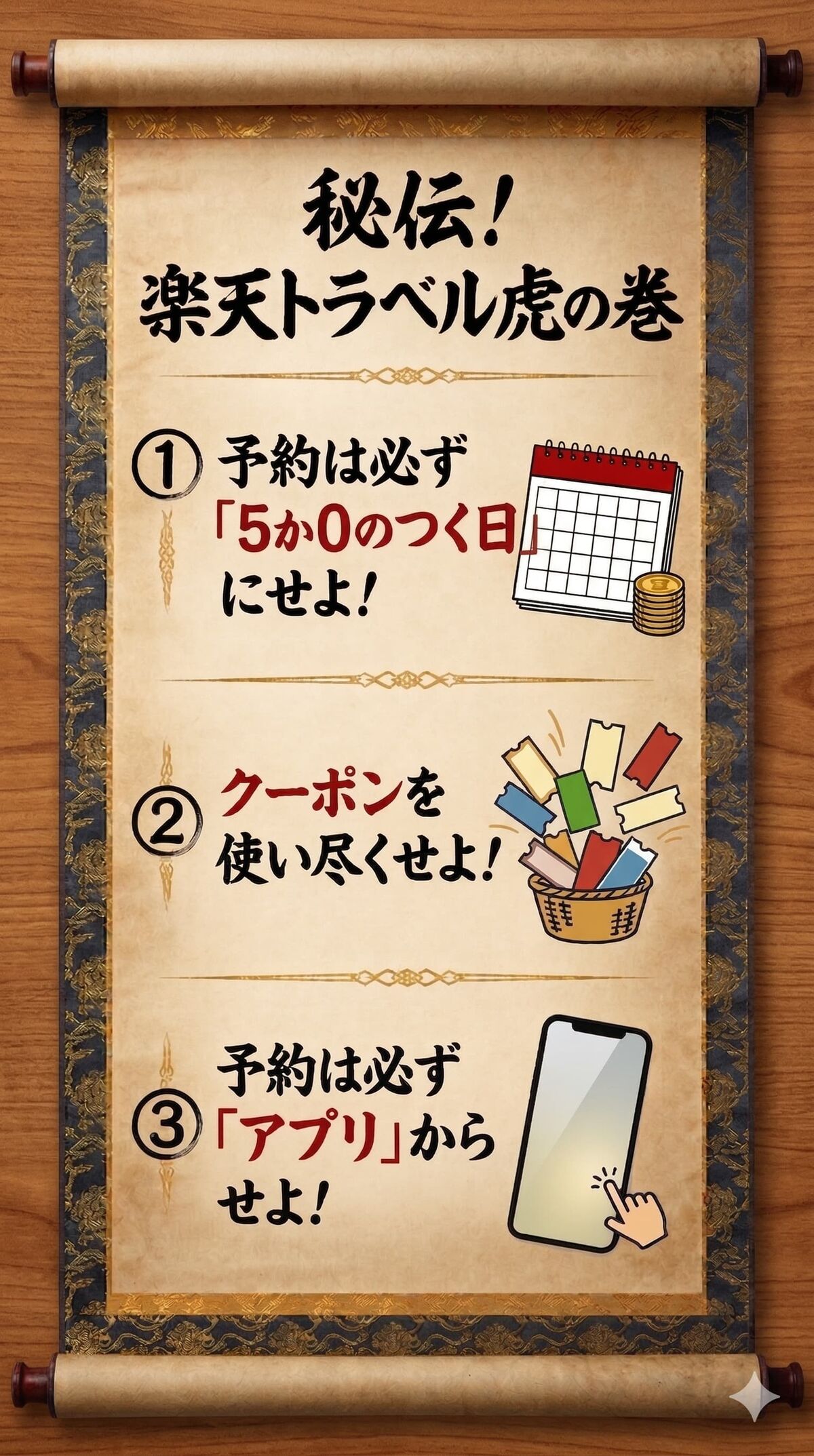 楽天トラベル虎の巻