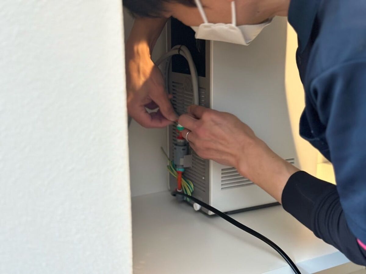 ウォータースタンドの設置