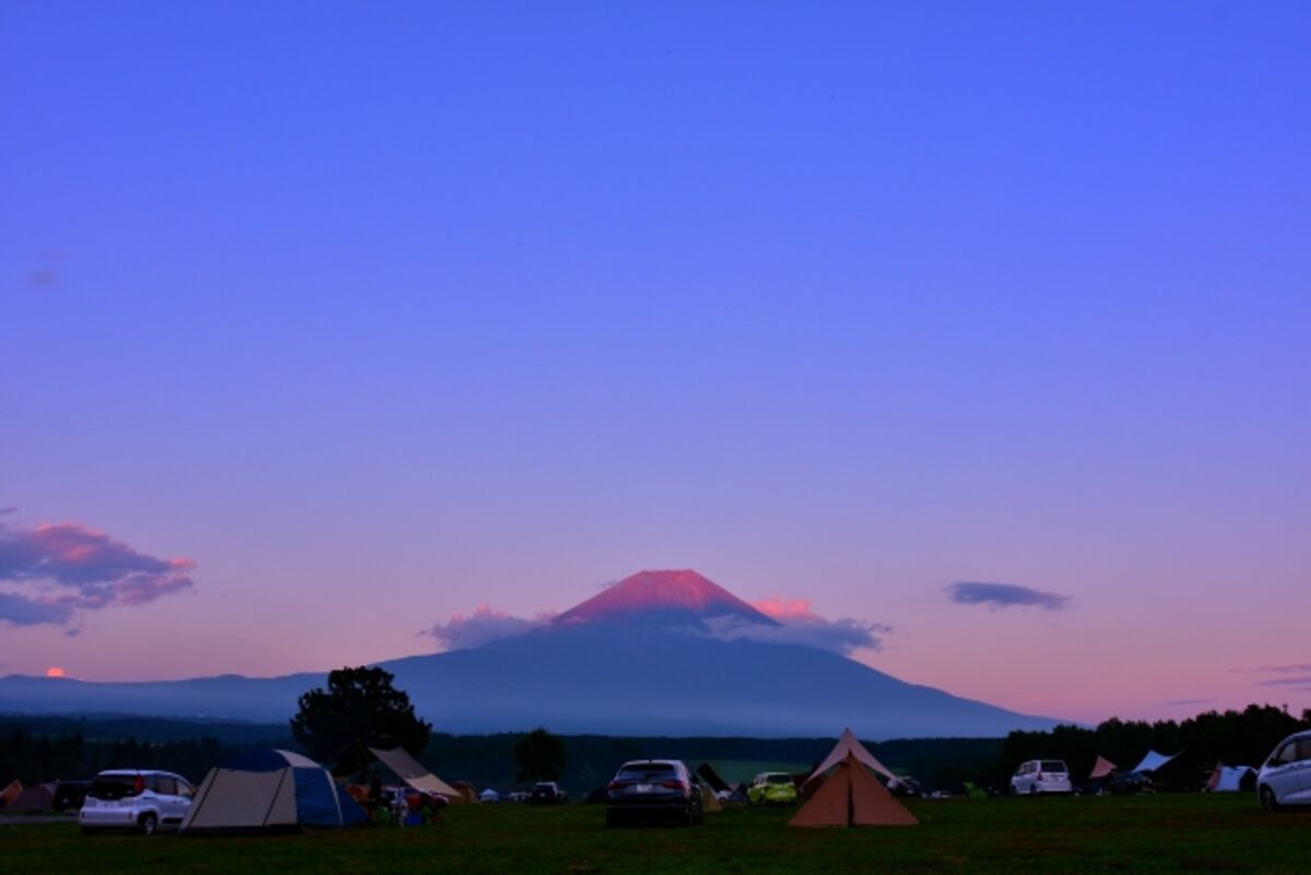 ルーフテントの眺望