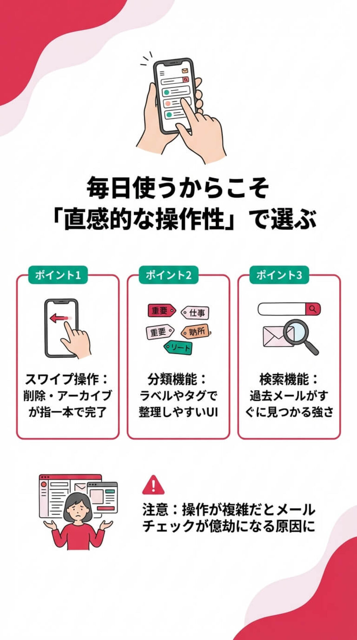 選び方2：使いやすさと操作性